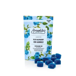 Smokiez 10-Pack Blue Raspberry CBD Gummies