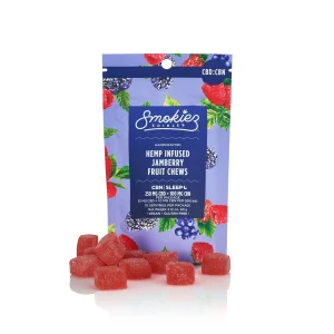 Smokiez 10-Pack Jamberry CBD + CBN Gummies