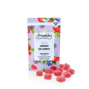 Smokiez 10-Pack Jamberry CBD Gummies