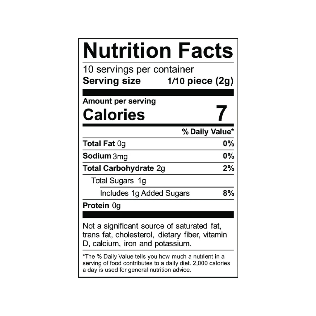 Smokiez Watermelon Hemp Delta-9 Thc Gummy - 10 Servings - 5 Mg Per Serving Smokiez Watermelon Hemp Delta-9 Thc Gummy Nutrition Facts