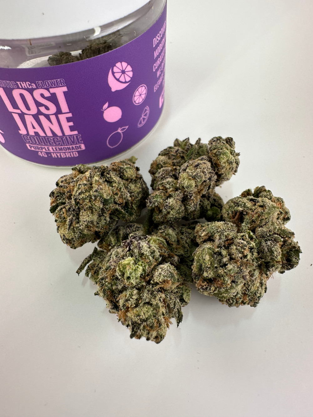 Lost Jane Purple Lemonade Exotic Thca Flower - Hybrid Lost Jane Purple Lemonade Exotic Thca Flower - 4G - Hybrid